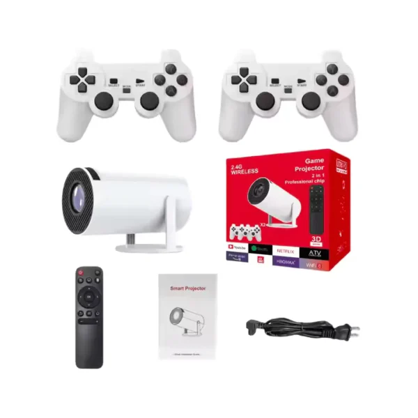 M300 MAX Projector Android + Game with 02 Wireless Controllers