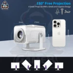 HCS350 MAX Android Game Projector 450ANSI with Voice Remote