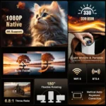 GF310 Android Portable Projector Auto Focus 330 ANSI - HY310