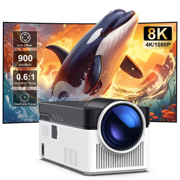 GF HY450 900ANSI Ultra Short Throw WIFI 6 Android Projector