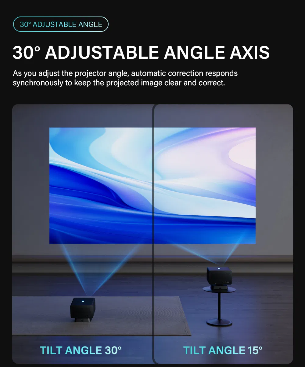 P50 MAX 800ANSI Auto Focus 4K WIFI 6 Android Gaming Projector