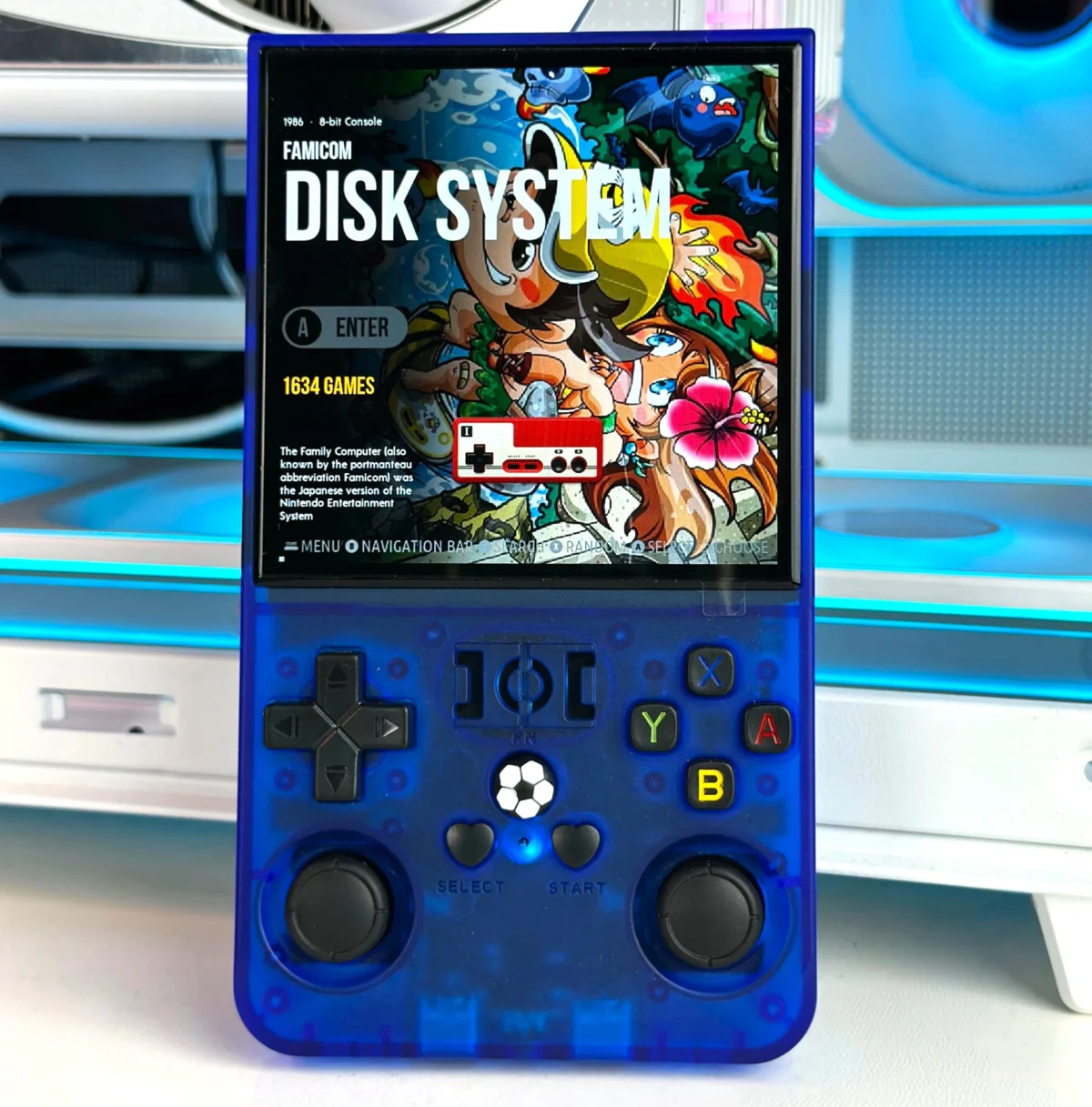R36 Max Portable Retro Handheld Game Console