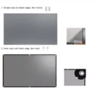 Projector Anti Light Foldable Screen 16:9 HD 100 INCHES