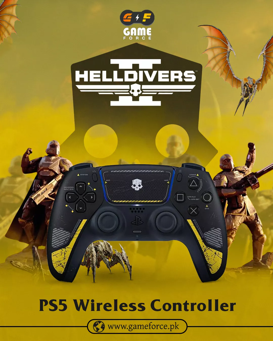 hell divers 2 ps5 controller