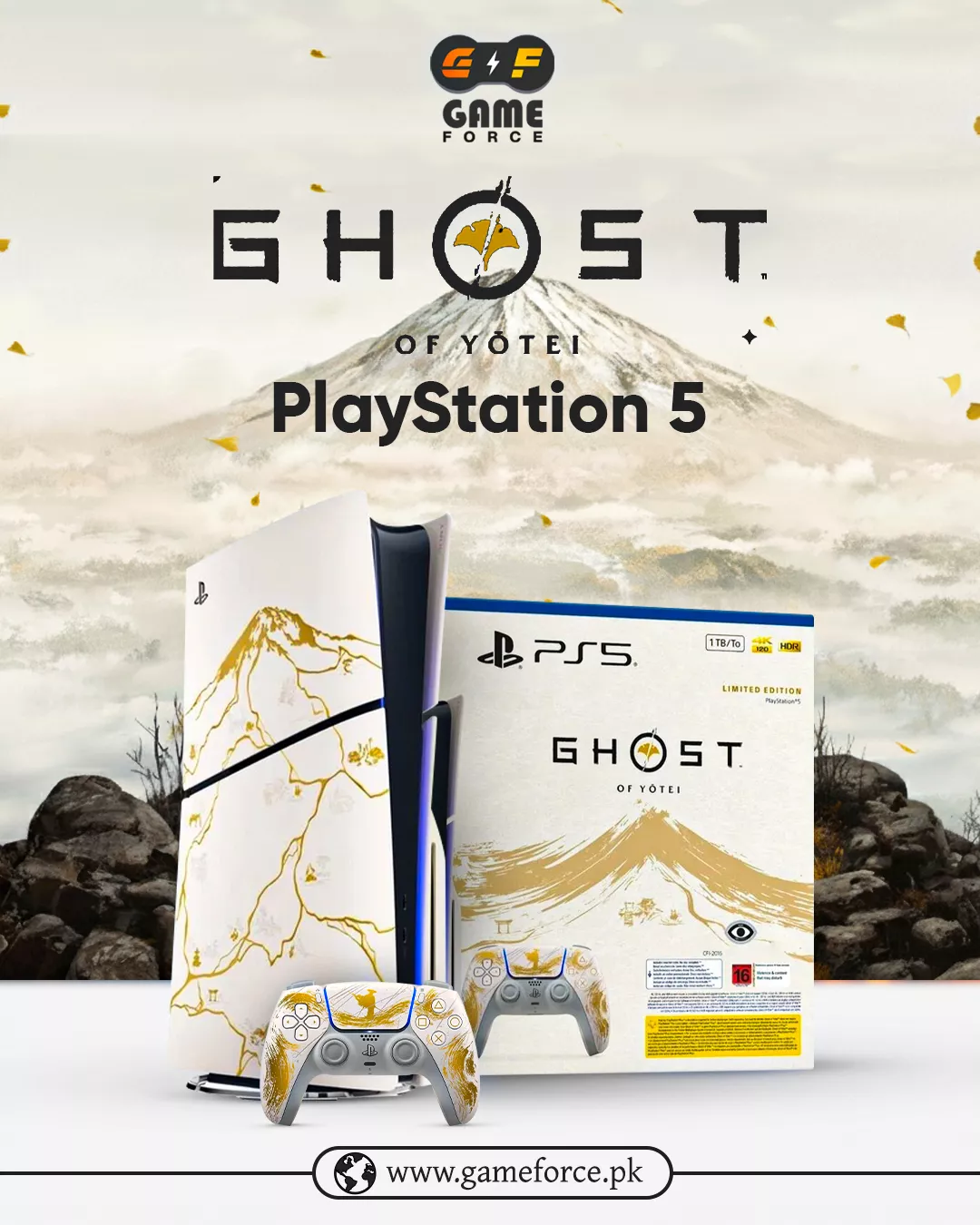 ps5 slim ghost of yotei
