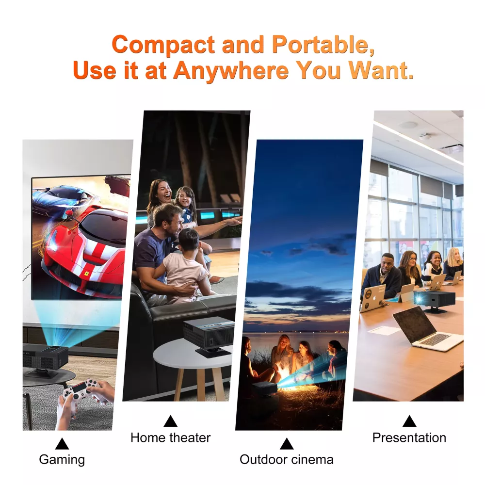 XNANO X6 Auto Focus Android Projector