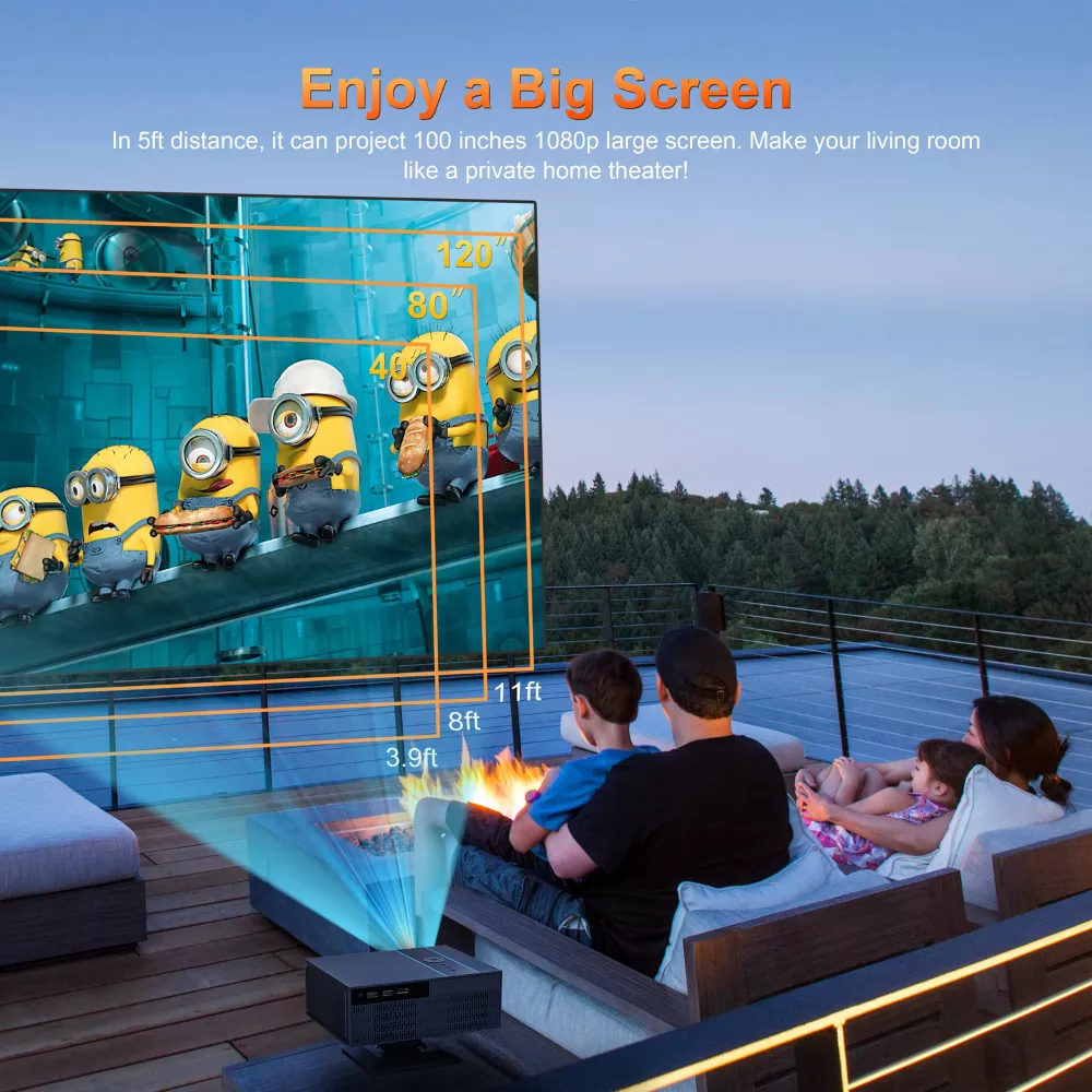 XNANO X6 Auto Focus Android Projector